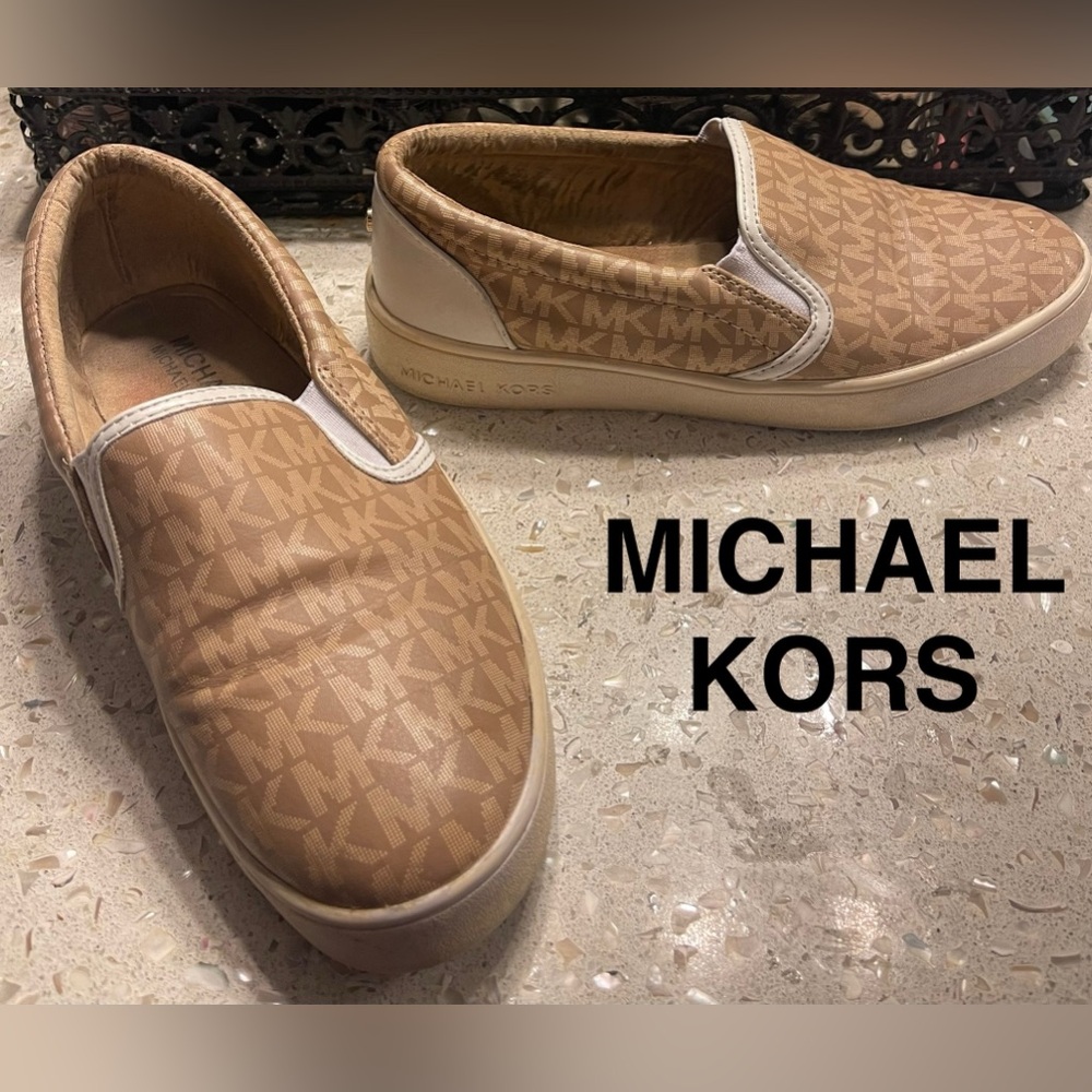 Michael Kors Ivy Alita Camel Multi Shoes